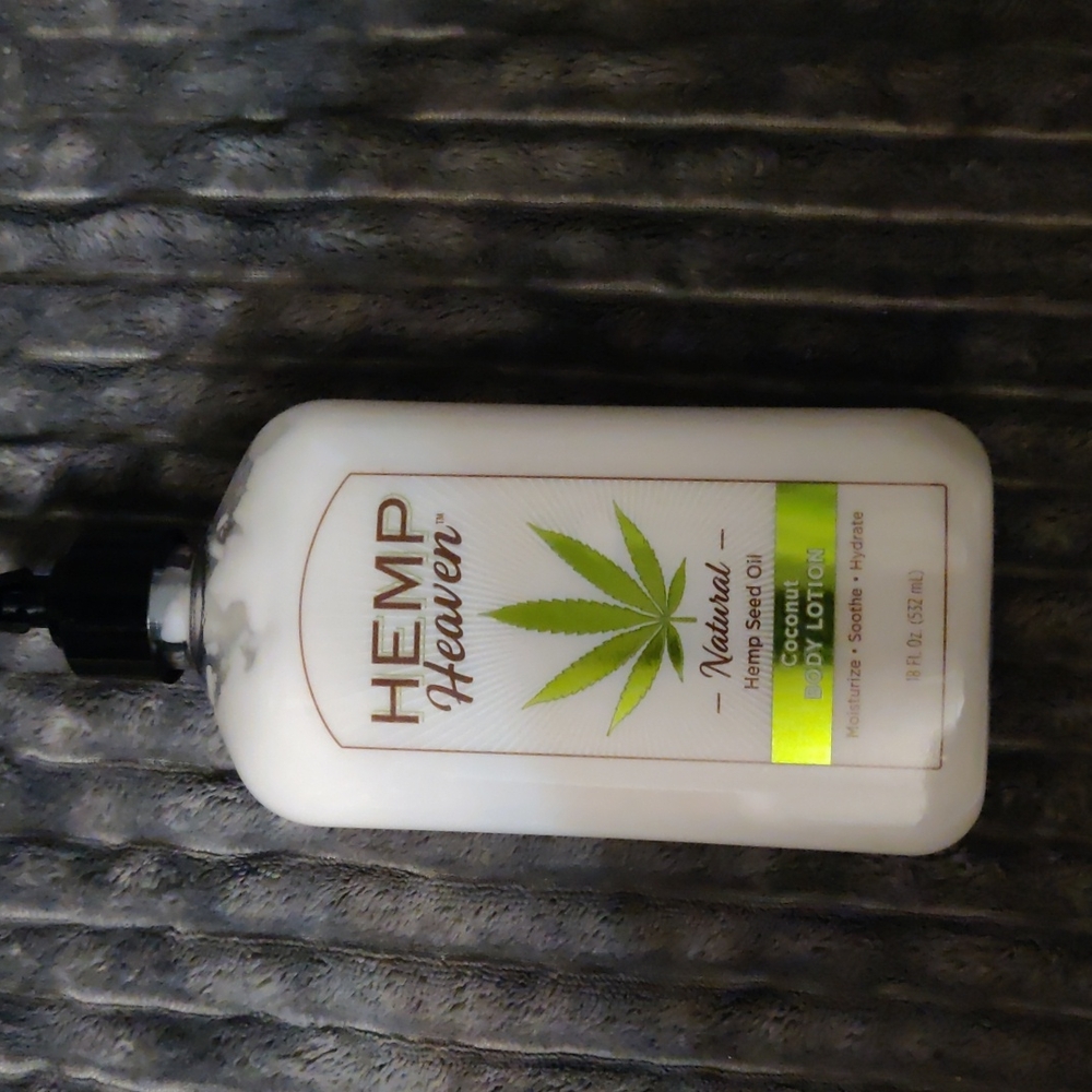 Hemp Heaven Coconut body lotion Unopened NWOT